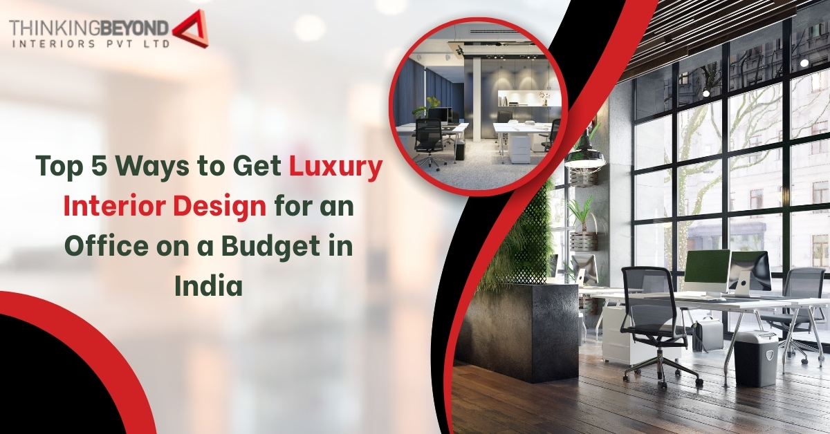 Top 5 Ways to Get Luxury Interior Design for an Office on a Budget in India