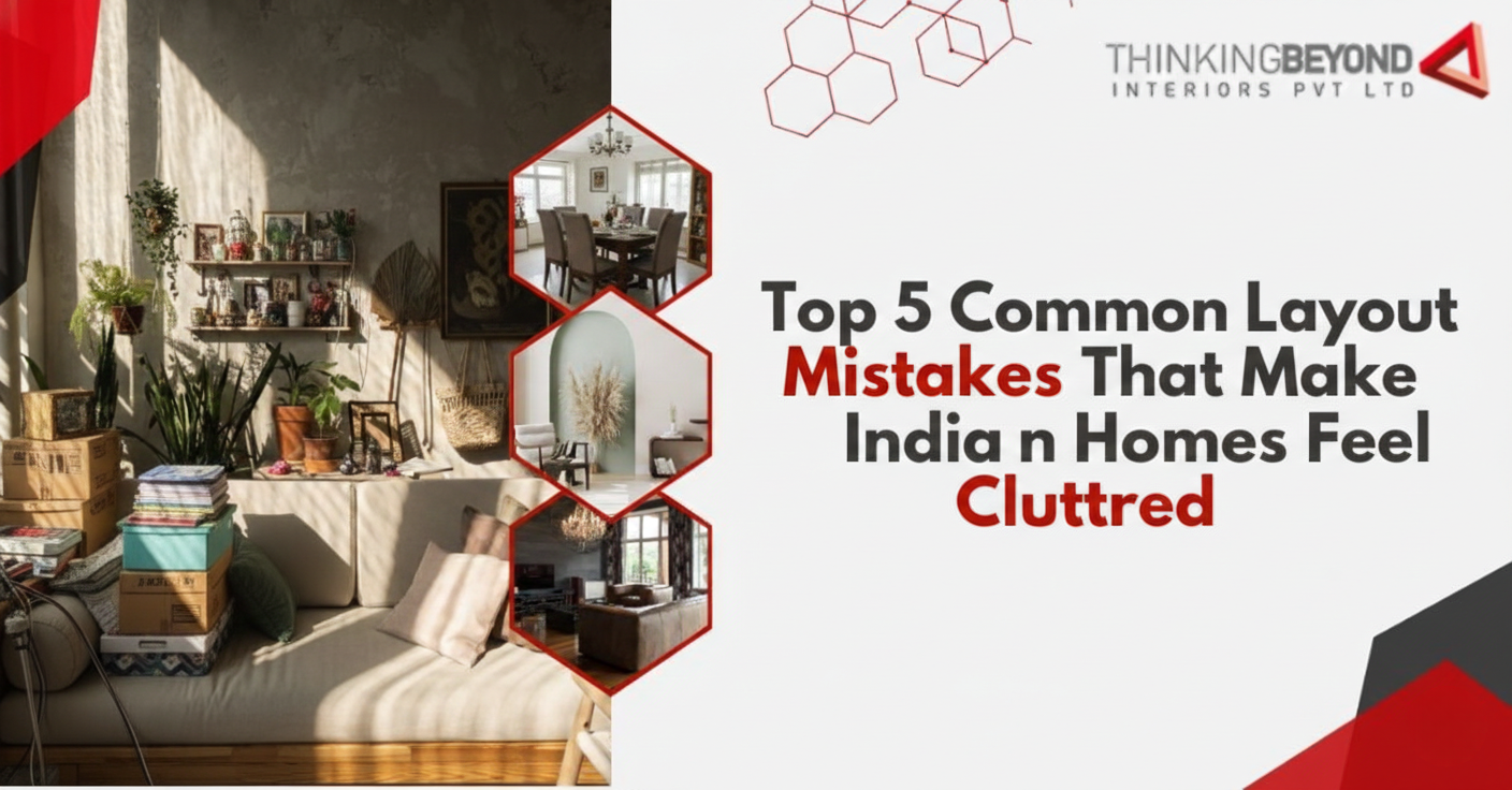 Top 5 Common Layout Mistakes That Make Indian Homes Feel Cluttered