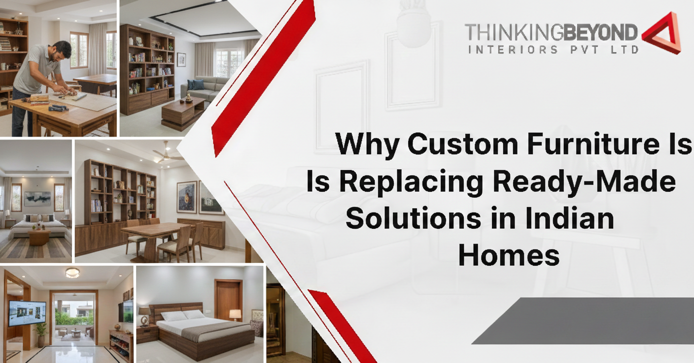 Why Custom Furniture Is Replacing Ready-Made Solutions in Indian Homes